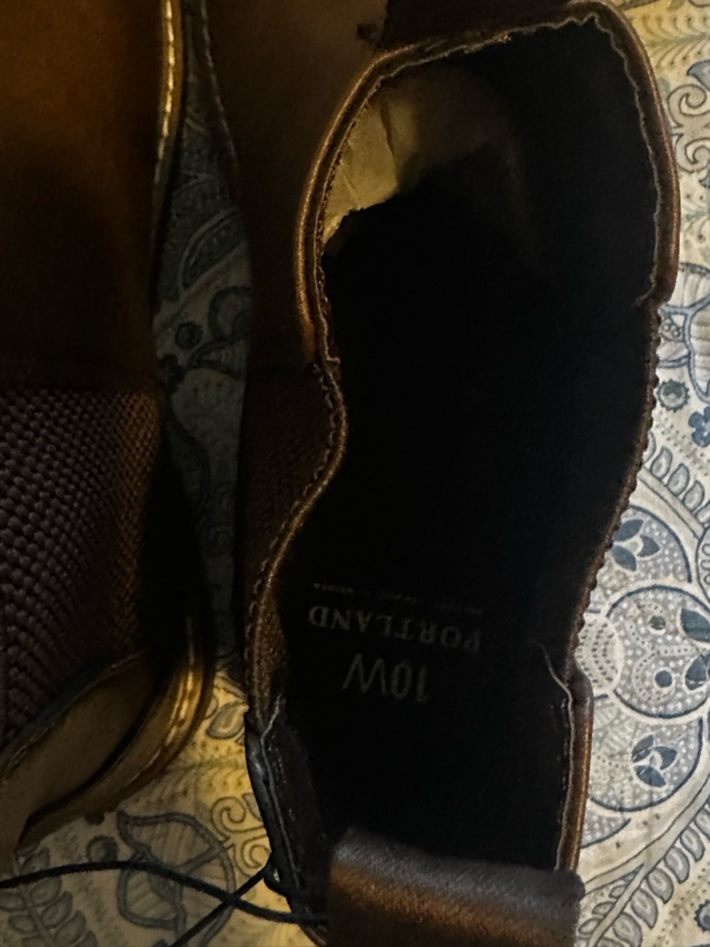NIB Portland Men's Black Chelsea Boots - Pull-On - Picture 6 of 8